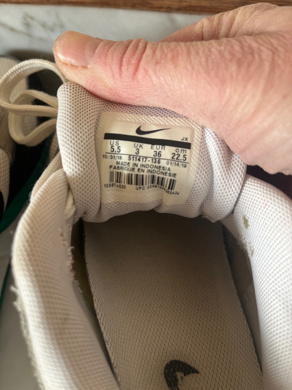 Nike Air Max Correlate Women's Shoes White/New Green/Bright Mango/Black  5.5 - Picture 8 of 9